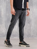Skinny Crop Mild Wash Jeans I Grey