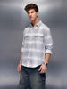 Men's Casual Dobby Shacket  | Grey