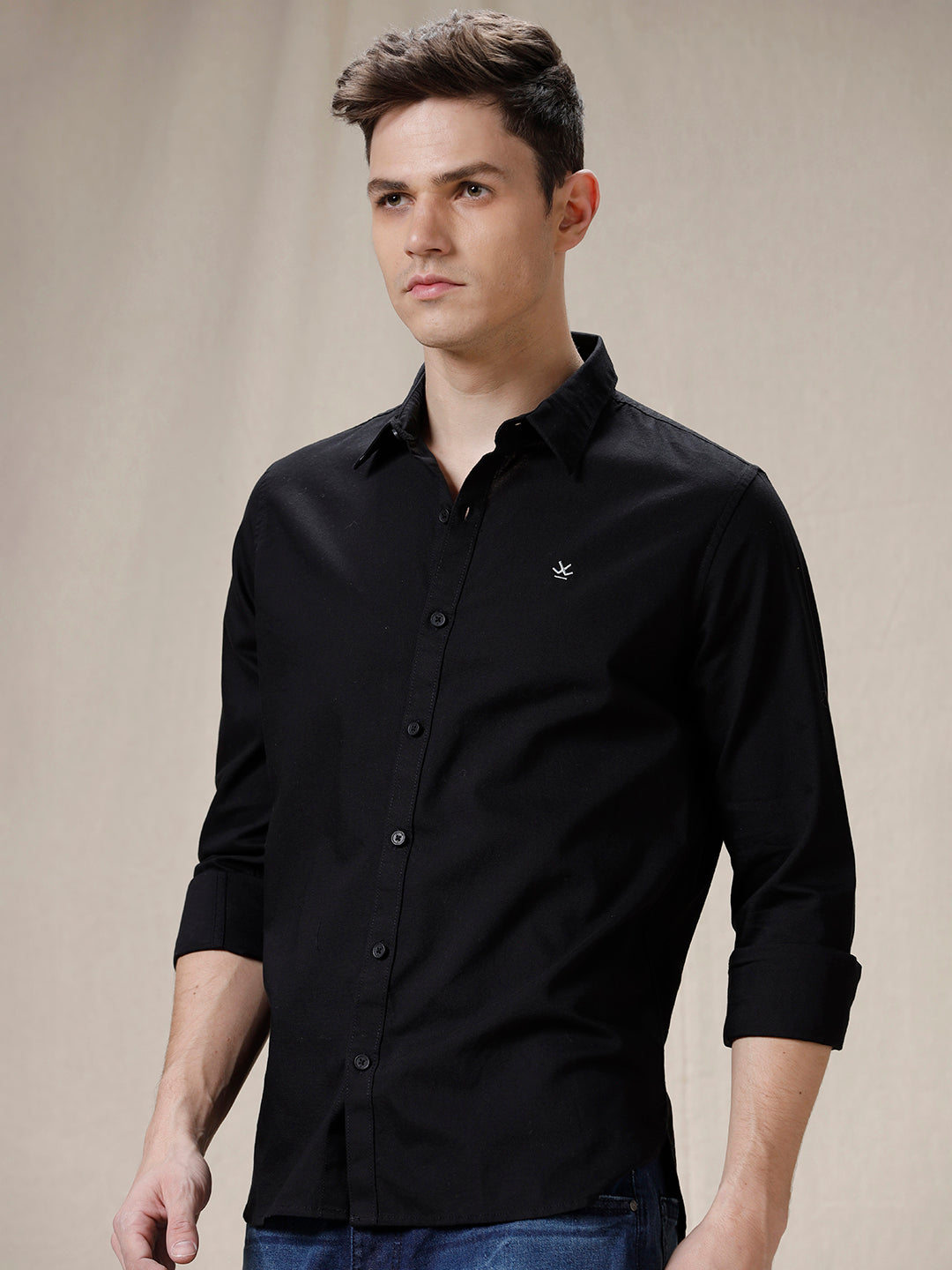 Basic Black Solid Shirt