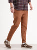Solid Skinny Crop Denim Jeans | Brown