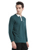 Premium Green Long Sleeve Polo T-Shirt