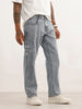 Men Casual Anti Fit Jeans With Tonal Embroidery | Super Stone