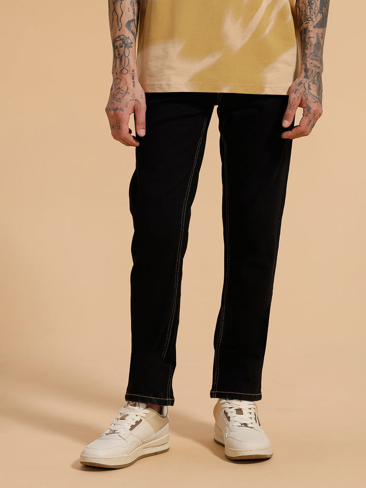 Casual Slim Fit Jeans | Black