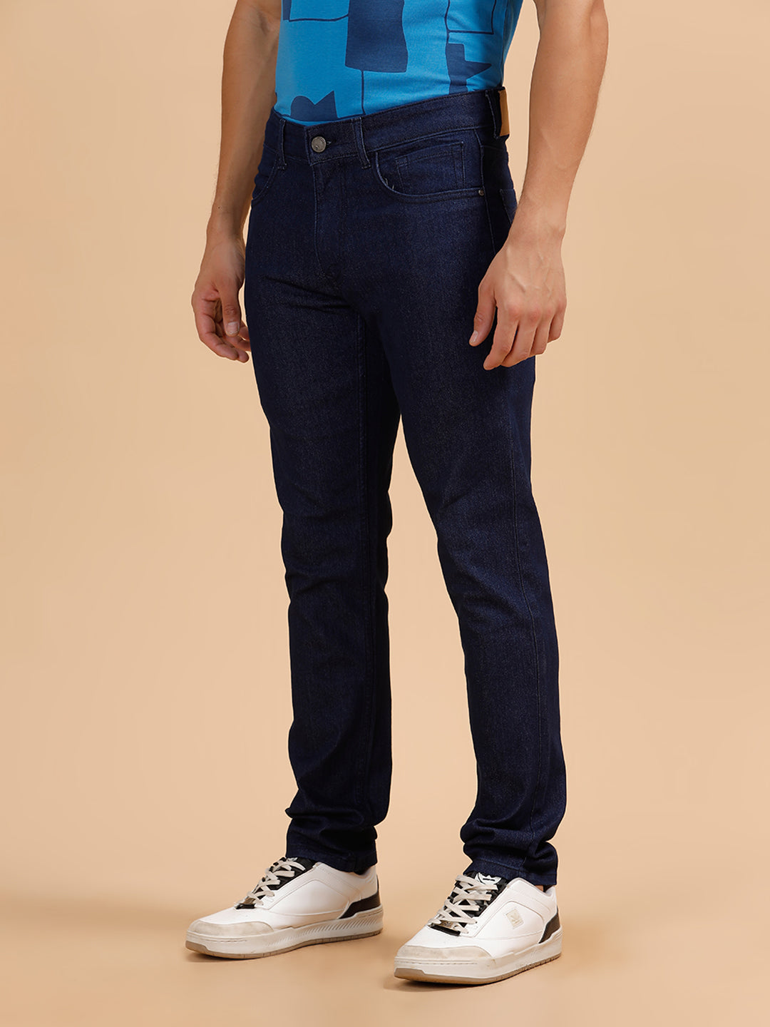 Casual Slim Fit Jeans | Dark Blue