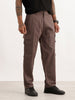 Solid Regular Fit Cargo Trouser | Dark Grey