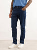 Solid Slim Fit Denim Jeans | Dark Blue
