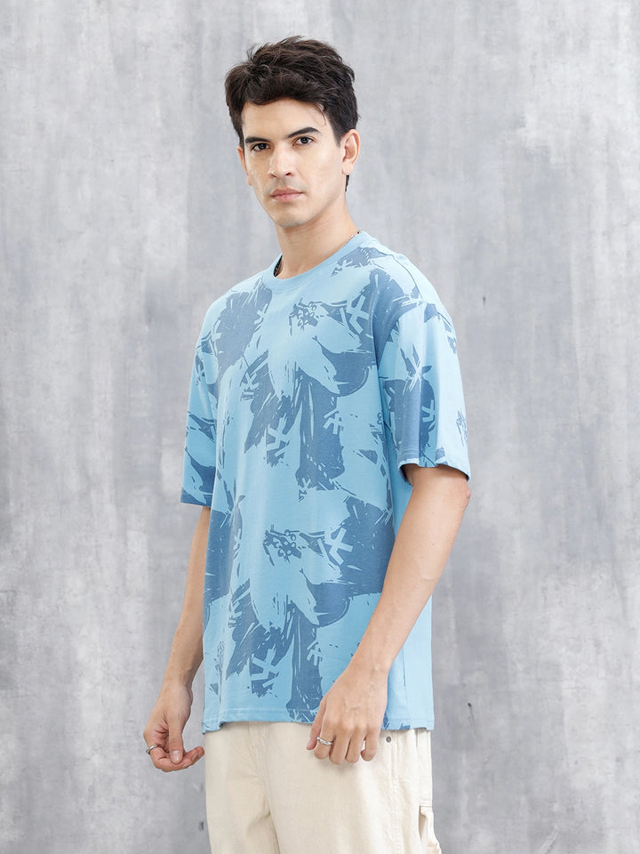 Graphic AOP T-Shirt | Blue