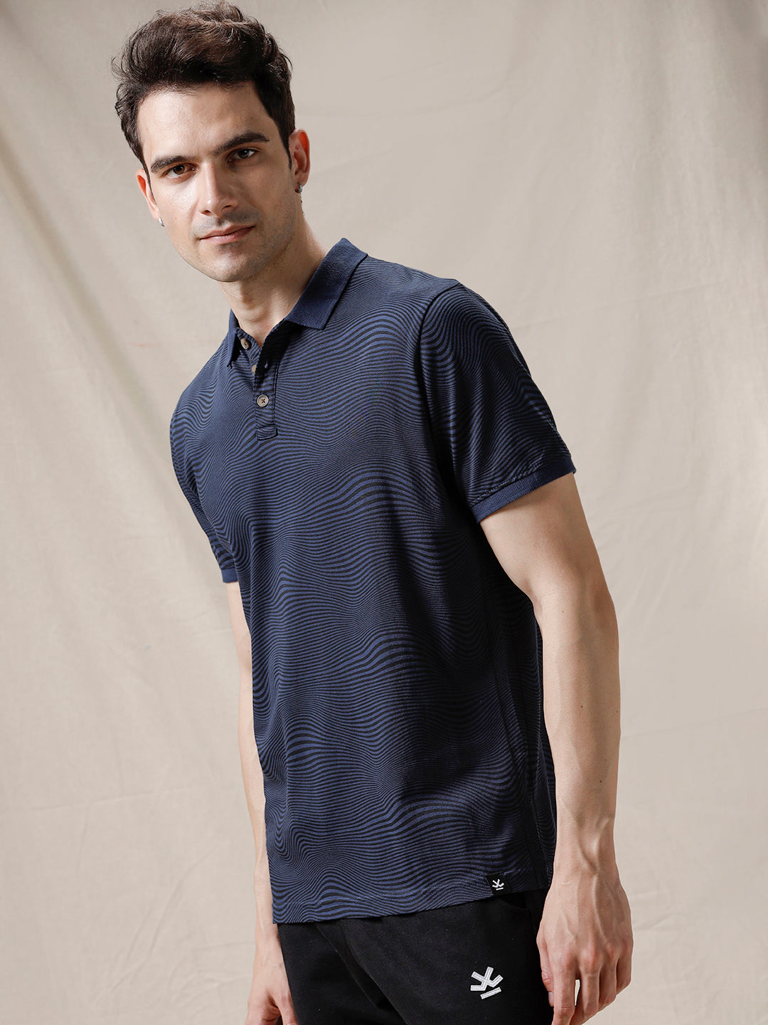 Groovy Lines Polo T-Shirt