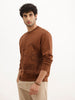 Classic Placement Printed Sweatshirt | Brown