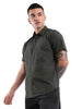 Olive Desire Spread Collar Shirt