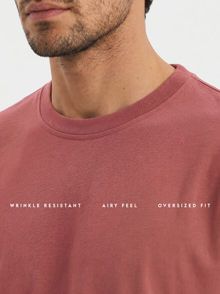 No Brainer Bounce Oversized T-Shirt | Essential |  Rust