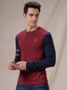 Raglan Long Sleeve Maroon T-Shirt