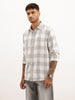 Slim Fit Placement Printed Shirt | Grey | WSH01FSSL7112W