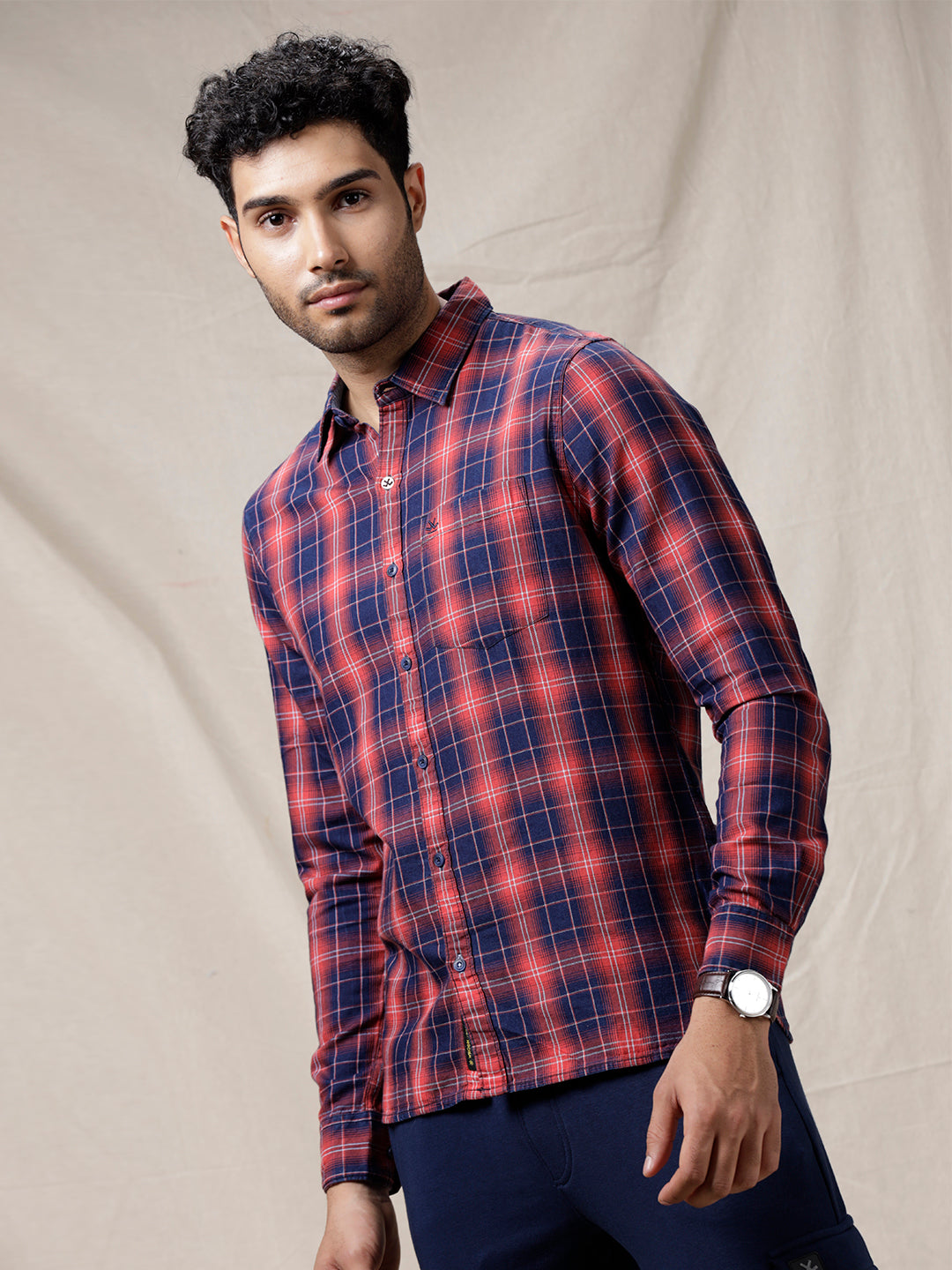 Checked On Point Casual Shirt