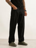 Solid Loose Fit Denim Jeans | Black