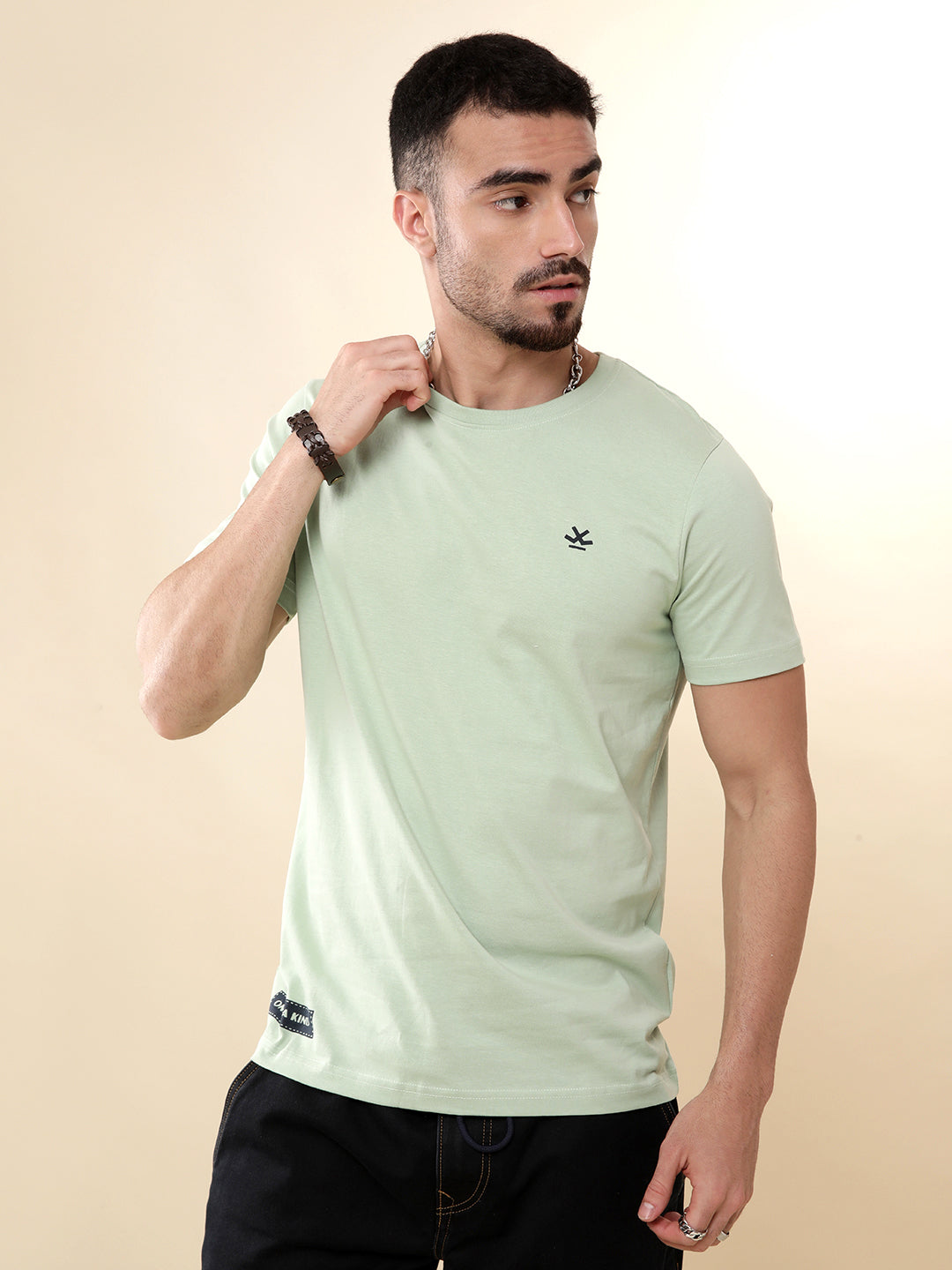 Mint Green Crew Neck T-Shirt