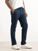 Solid Slim Fit 100% Cotton Trouser | Navy Blue