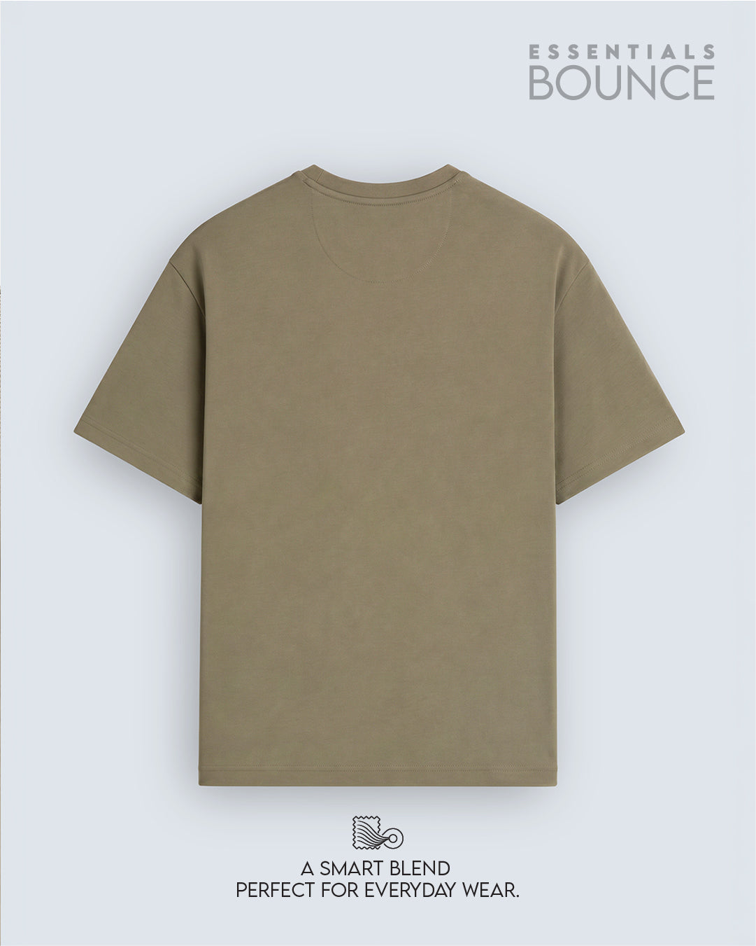 No Brainer Bounce Oversized T-Shirt | Essential | Olive