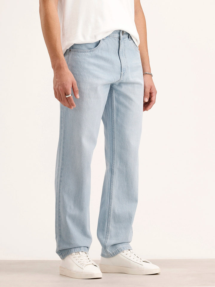 Anti-Fit Denim Jeans | Light Blue