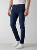 Solid Slim Fit Denim Jeans | Dark Blue
