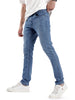 Sleek Slim Fit Blue Jeans