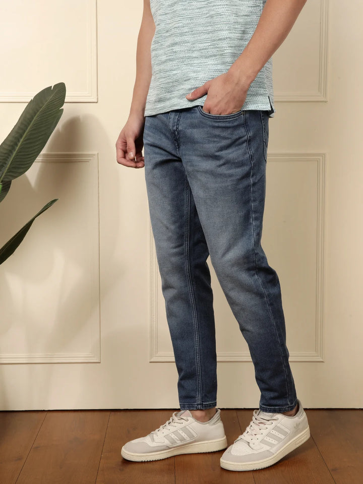 Classic Skinny Fit Jeans In Blue