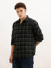 Slim Fit Full Sleeve Checkered Shirt | Dark Green | WSH02FSSL0330S