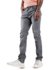 Casual Solid Grey Slim Fit Jeans