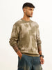 Classic AOP Knitted Full Sleeve T-Shirt | Green