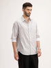 Oversized AOP Full Sleeved Shirt | Grey