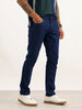 Solid Slim Fit Denim Jeans | Dark Blue