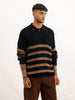 Classic Comfort Fit Knitted T-Shirt | Black