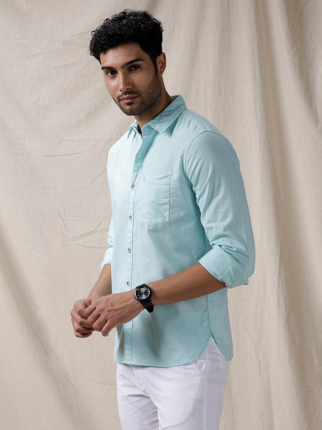 Signature Solid Blue Shirt