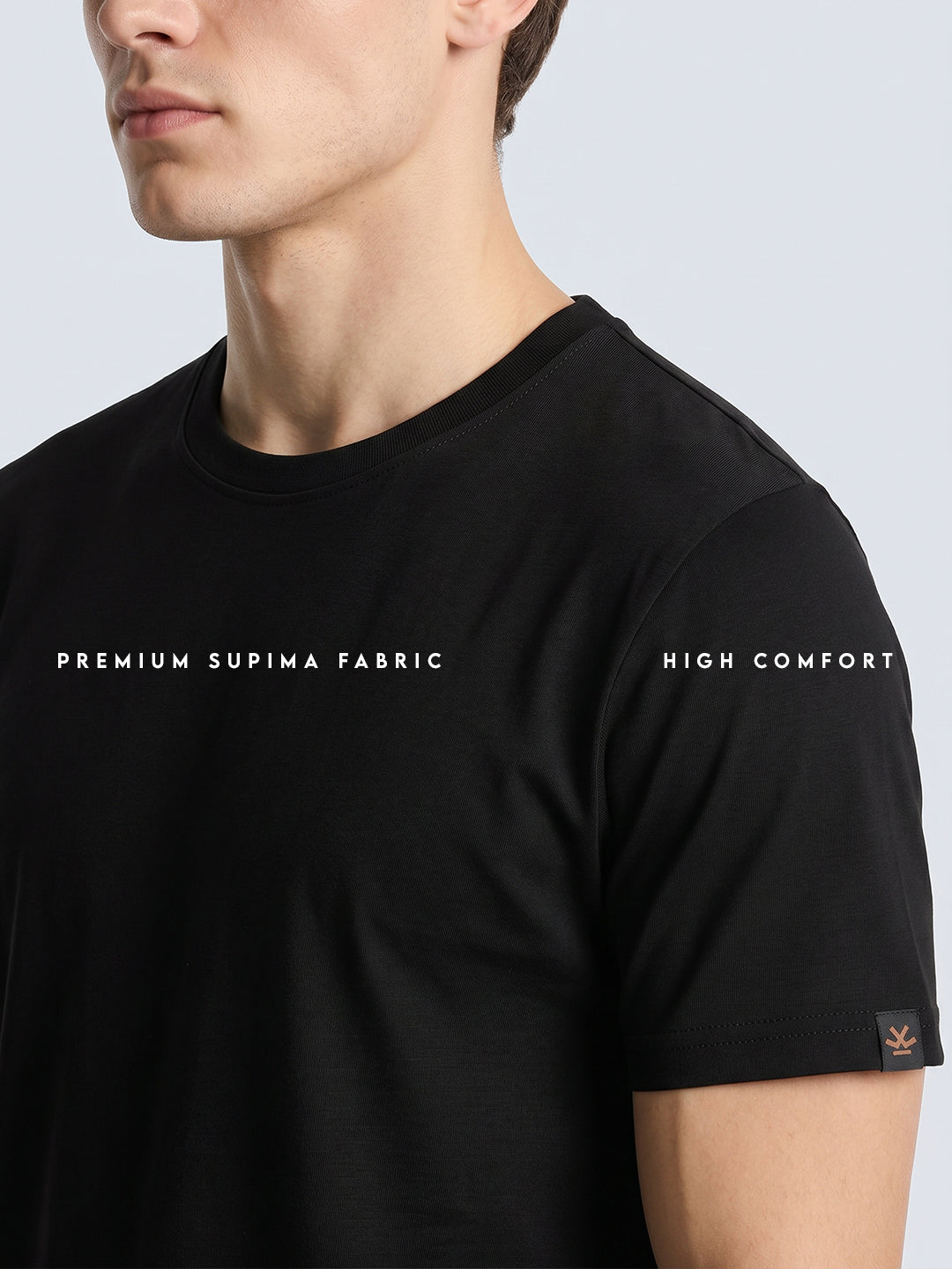 Essential Supima Crew Neck T-Shirt | Essential |  Black