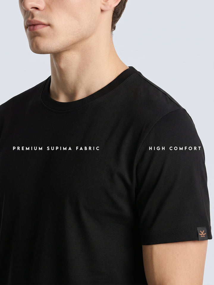 Essential Supima Crew Neck T-Shirt | Essential |  Black