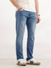 Faded Slim Fit Denim Jeans | Light Blue