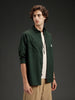 Wrogn Men's Casual Oversized Shirt | Green