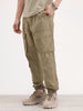 Relaxed Fit Cargo Jogger | Olive