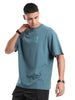 Urban Teal Back Printed T-Shirt