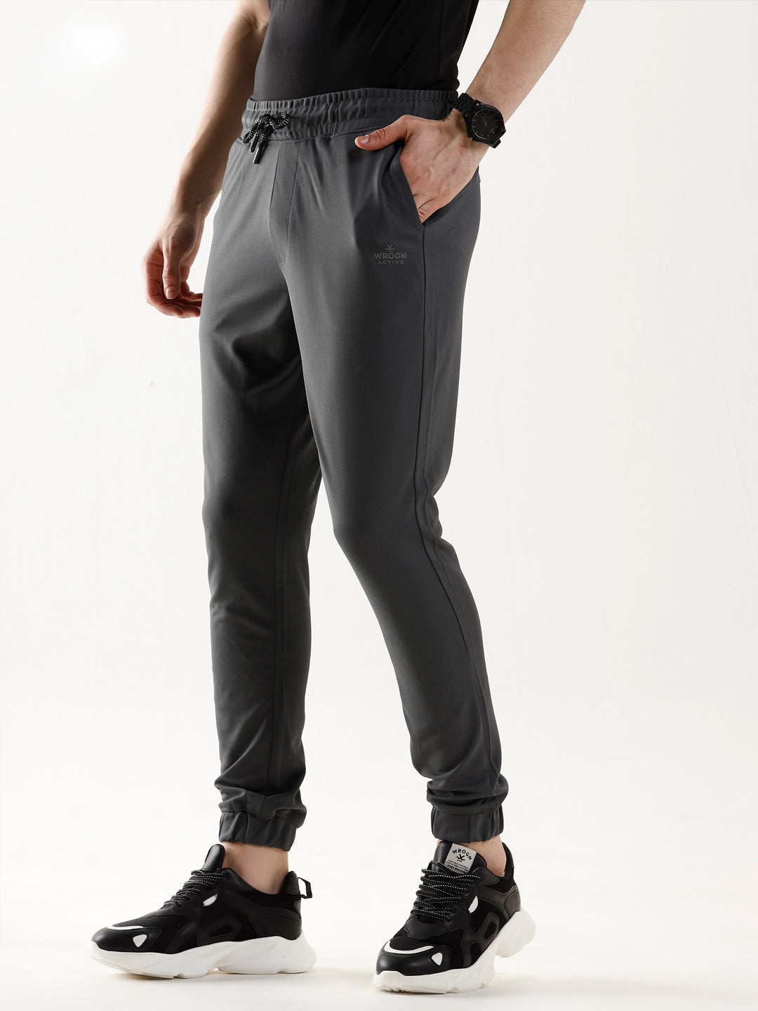 Active Print Sleek Grey Jogger