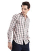 Lilac Black Casual Checked Shirt