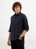 Striped Regular Fit Shirt | Dark Blue