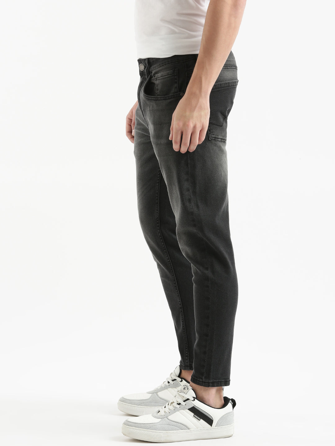 Graphite Grey Faded Jeans