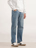 Anti Fit Faded Denim Jeans  | Light Blue