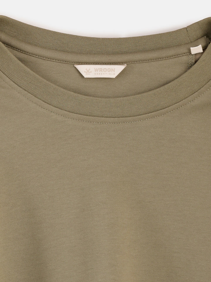 No Brainer Bounce Oversized T-Shirt |Olive