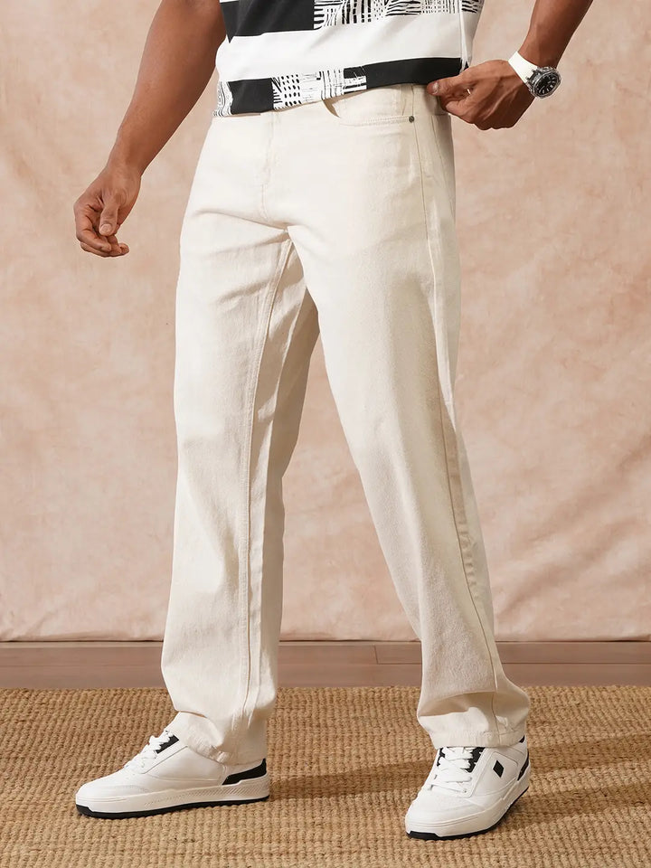 Casual Anti Fit Jeans | Off White