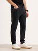 Jogger Fit Denim Jeans | Black