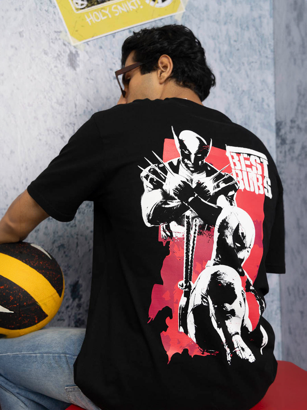 Deadpool Best Bubs Oversized T-Shirt