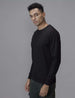 Knitted Black Classic Sweatshirt