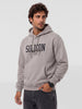 Classic Embroidered Patch Hooded Sweatshirt | Beige | WTSS7390M
